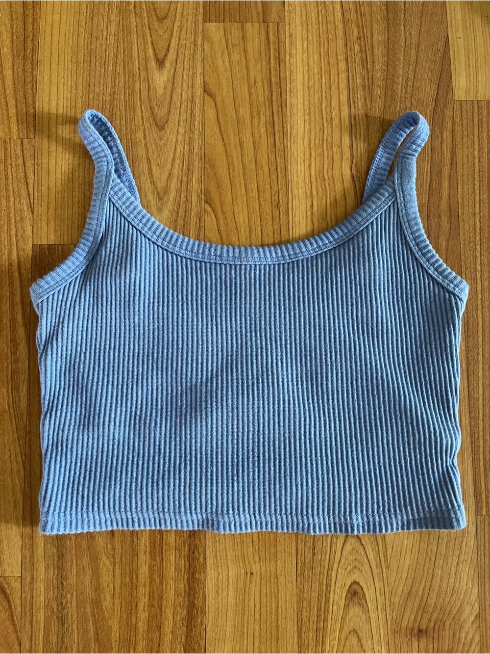 Ribbed Cropped Tank Top